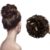 TEMPERIA Hair Accessories For Women Stylish – Juda Hair Buns – Messy Bun Hair Extension – Artificial Fake Donuts Maker Scrunchies – With Elastic Rubber band – Natural Brown – 1 Pc – (25GR)