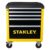 Stanley Workshop Trolley With 5 Drawers, Tool Trolley, Yellow/Black, Maximum Load 300 Kg