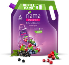 FIAMA Body Wash Shower Gel Blackcurrant & Bearberry Value Pouch, For Moisturized Skin(1300 ml)