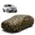 Sulfar 100% Waterproof Car Body Cover Compatible with Mirror for SsangYong Korando with Long Lasting Durable Material (Triple Stitched, Full Bottom Elastic, Camouflage Army)