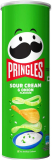 Pringles Potato Chips Sour Cream & Onion Flavor Pack of 4, Crispy Snack for Game Nights Chips(4 x 107 g)