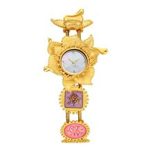 Titan Raga X Masaba Mother Of Pearl Analog Dial Women Watch With Metal Yellow Strap-Ns95164Ym01