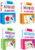 Kiddie Castle Pack Of 4 Flash Cards Alphabets, Numbers, Addition And Subtraction, Activity 120 Double Sided Cards With Free Pen(Multicolor)