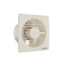 Crompton Axial Air 150 mm (6 inch) Kitchen/Bathroom/Office Exhaust (Ventilation) Fan | 1750 RPM | Low Noise | Sturdy Front Grill | Wall,Glass & Grill Mounting | 2 Year Warranty | Ivory