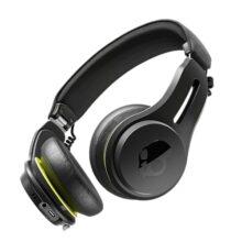 Skullcandy Icon ANC On-Ear Wireless Bluetooth Headphones – Active Noise Cancelling, 97.5dB 60Hr Battery + Rapid Charge, Mic, Adjustable Stay-Aware Mode – Black