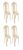 Cello Arc Chair Set Of 4, Marble Beige | Unbreakable, Durable & Strong | Blended Pp Material, Easy To Clean | Plastic Chair For Living Room, Office & Outdoor | 3 Years Warranty – Manufacturing Defects