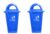 Cello Kleeno Plastic Garbage Dustbin With Dome Lid 60 Ltr – Blue/Blue (Combo)