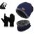 Perpetual Men’S Winter Wear Set – Bike Riding Gloves, Stylish Woolen Caps, Touchscreen Gloves, Neck Warmers, Beanie Cap For Cold Weather Mix Color 1 Set
