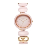Titan Raga Ceramics Quartz Pink Dial Analog Women’s Watch | Elegant Metal & Ceramic Strap | Stylish Women’s Analog Watches | Perfect for Every Occasion – 95146KD07