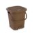 Nayasa Mikado Dustbin Without Inner | 8.5 Ltr Litres Waste Bin | Plastic Dustbin For Home, Kitchen, Bathroom & Office | Durable, Easy To Clean, Hygienic & Stylish | Brown