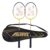 Silver’s Aluminium Blast Badminton Kit (2 Racquets with Full Cover)(Yellow/Black)