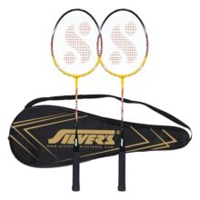 Silver’s Aluminium Blast Badminton Kit (2 Racquets with Full Cover)(Yellow/Black)