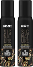 AXE SIGNATURE Dark Temptation Deodorant No Gas Body Perfume Deodorant Spray  –  For Men(400 ml, Pack of 2)