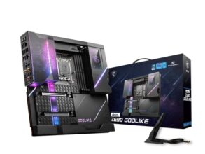MSI MEG Z690 GODLIKE DDR5 Motherboard, E-ATX – Supports Intel 12th Gen Core Processors, LGA 1700 – DDR5 Memory Boost 6666+MHz/OC