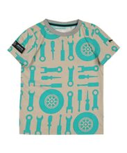 Puma Unisex-Kid MAPF1 Pre-School AOP Tee, Birch Tree, 92 (53849407)