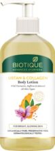 Biotique Ubtan & Collagen Light Gel Oil-Free Body Lotion For Smooth, Healthy & Glowing Skin With Goodness Of Turmeric & Saffron|For Men & Women -300Ml
