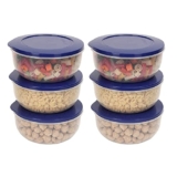 Cutting EDGE 600ml Eco Storage Container & Organizer Set of 6 (Dark Blue)