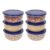 Cutting EDGE 600ml Eco Storage Container & Organizer Set of 6 (Dark Blue)