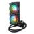 XPG Levante 240 ARGB All-in-one CPU Liquid Cooling Solution with Copper Plate Block, Durable Sleeved Rubber Tubes, Dual Ring FDB Fan Design