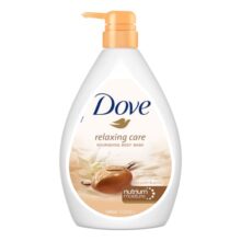 Dove Relaxing Shea Butter Body Wash with Vanilla for Soft Skin, Soothing Scent, 1L