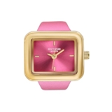Sonata Poze 7 Analog Pink Dial Gold Sheet Metal Ring Strap Watch For Women – Sp80143Km02W