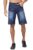London Hills Denim Shorts for Men | Jeans Shorts for Men Plain Dark Blue