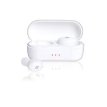 bl BOSTON LEVIN Levin Storm 5 Bluetooth Wireless Earbuds with Upto 30 Hour Total Playtime, Bluetooth V5.2, Ipx5 Water/Sweat Resistant, Immersive Sound Quality, Powerful Bass, 9Mm Drivers-White-in Ear