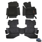 Amazon Basics 8D Premium Car Floor Mats For Maruti Grand Vitara (All Variants | Mt/At | 2024 & Older) | Custom Fit | Waterproof| Tpe | Black