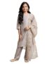 Amazon Brand – Symbol Girls Embroidered Anarkali Kurta Pant Set with Dupatta in Viscose Rich Blend_AW24-SK-SKD-VN-07_Grey_4-6 Years