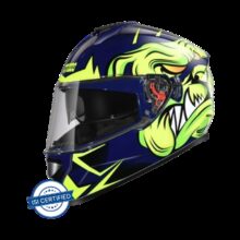 STUDDS DRIFTER-D1 Motorbike Helmet(BLUE N5)