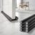 Btfash Door Draft Stopper Pvc Size 36Inch | Under Door Dust & Noise Blocker | Cold & Heat Insulation Strip | Door Gap Sealer For Home Doors & Windows | Easy Install | Black | Pack Of 4