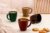 Clazkit Earth Friendly Statement Coffee Mug Set Of 4 |Cups And Mugs Made With Rice Husk | Cup | Microwave Safe Mugs (Reheat Only) | Cute Mugs For Gift