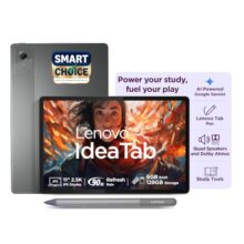 Lenovo Idea Tab (Smartchoice) with Tab Pen | WiFi Only |11″ 2.5K IPS Display |6GB RAM + 128GB ROM (Expandable Upto 2TB)| MediaTek Dimensity 6300|7040mAh|4 Speakers| Grey