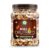 Go Vegan Healthy Nutmix 1Kg, Dried Almonds, Black Raisins, Cashewnuts, Cranberries, Black Dates & Many More Pack of 2 (500g Each Jar)