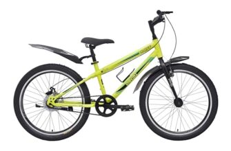 playR adidas BFF 24 Inch – Fat Tyre – Single Speed – Front Wheel Shock Abs – Front and Rear Disc Brake – Fluorescent Green – Unisex-Youth, Mountain Bike
