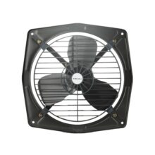 Bajaj Bahar Fresh 225 Mm Exhaust Fan | Strong Metal Body And Blades | Noiseless Operations | Rust Proof Body And Blades | 2 Yr Warranty 【Metallic Grey】