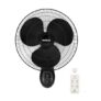 Havells Gatik Pro BLDC 400mm Wall Mount Fan | RPM: 1350 | Double string for Speed & Oscillation control | Thermal Overloaded Protected Motor | 100% Copper Wire Winding Motor | 2 Year Warranty (Black)