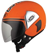 Studds CUB 07 Open Face Helmet (Orange, L)
