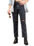 KOTTY Womens Solid Ripped Regular Fit Jeans(Black,M)_KTTLADIESJEANS2955M