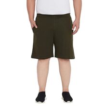 Bigbanana Men’s Regular Fit Shorts (Milan-Olive,Olive,3XL)