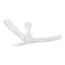 RR Signature New York Broadway Ceiling Fan | High Speed 350 RPM | Designer Ceiling Fan with 3 Curved Blades | Ceiling Fan For Home (Mirage White)
