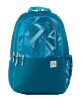 Wildcraft Wiki 2 32L Laptop Backpack for Men & Women | Fits 15.6 inch Laptop | Padded Shoulder Straps, Multi Compartments, Anti-Theft Zippers | School & College Bag | Future Design Navy