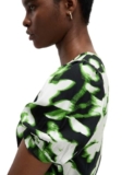 Marks & Spencer Printed Puff Sleeve Blouse Multicolour