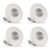 Surya 2W Led Prime Spot Light, Ceiling Spot Light (Cool Day Light) (Pack Of 4)