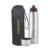 Signoraware Bullet Stainless Steel Vaccum Insulated Isi Certified Cola Bottle With Protective Cover | Airtight & Leakproof | Hot & Cold For Hours | Durable Flask For Outdoor Use ( 1Ltr | Steel )