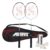 Silver’s Aluminium Defender Badminton Kit (2 Racquets with Full Cover, 1 Box Feather Shuttlecock Pack of 3)(Red/White)