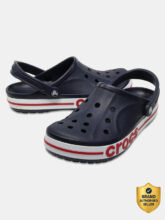 CROCS Bayaband Unisex Clogs(Navy , 9 UK/India)