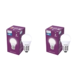 PHILIPS 2.8W LED Frosted Candle Bulb | Cool White 6500K | E27 Base | Energy Efficient Decorative LED Light | Long Life & Instant Brightness | Pack of 2