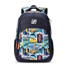 Gear Wanderer 19″/24L Large Water Resistant School Bag/Casual Backpack/Daypack/Laptop Bag For Boys/Girls (Royal Blue – Mint)