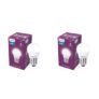 PHILIPS 2.8W LED Frosted Candle Bulb | Cool White 6500K | E27 Base | Energy Efficient Decorative LED Light | Long Life & Instant Brightness | Pack of 2